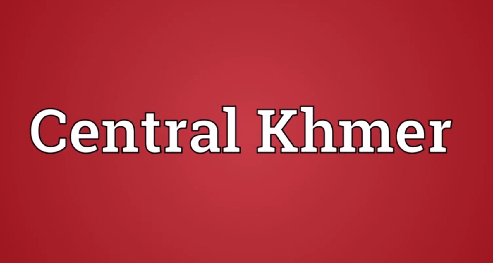 Central Khmer